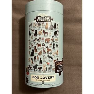 Ridley's Games Dog Lovers Jigsaw Puzzle 500 Pieces 13.8" x 19.7" Sealed NEW
